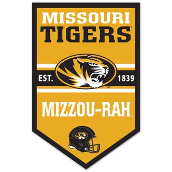 WinCraft Missouri Tigers 11" x 17" Chevron Wood Sign