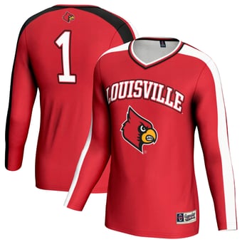 Unisex GameDay Greats Red Louisville Cardinals #1 Lightweight Volleyball Fashion Jersey
