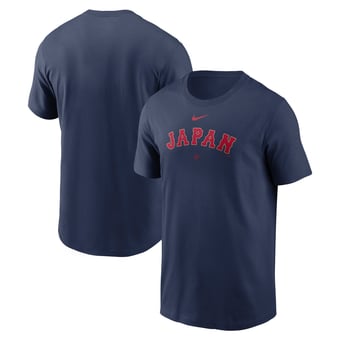 Men's Nike  Navy Japan Baseball 2026 World Baseball Classic Wordmark T-Shirt