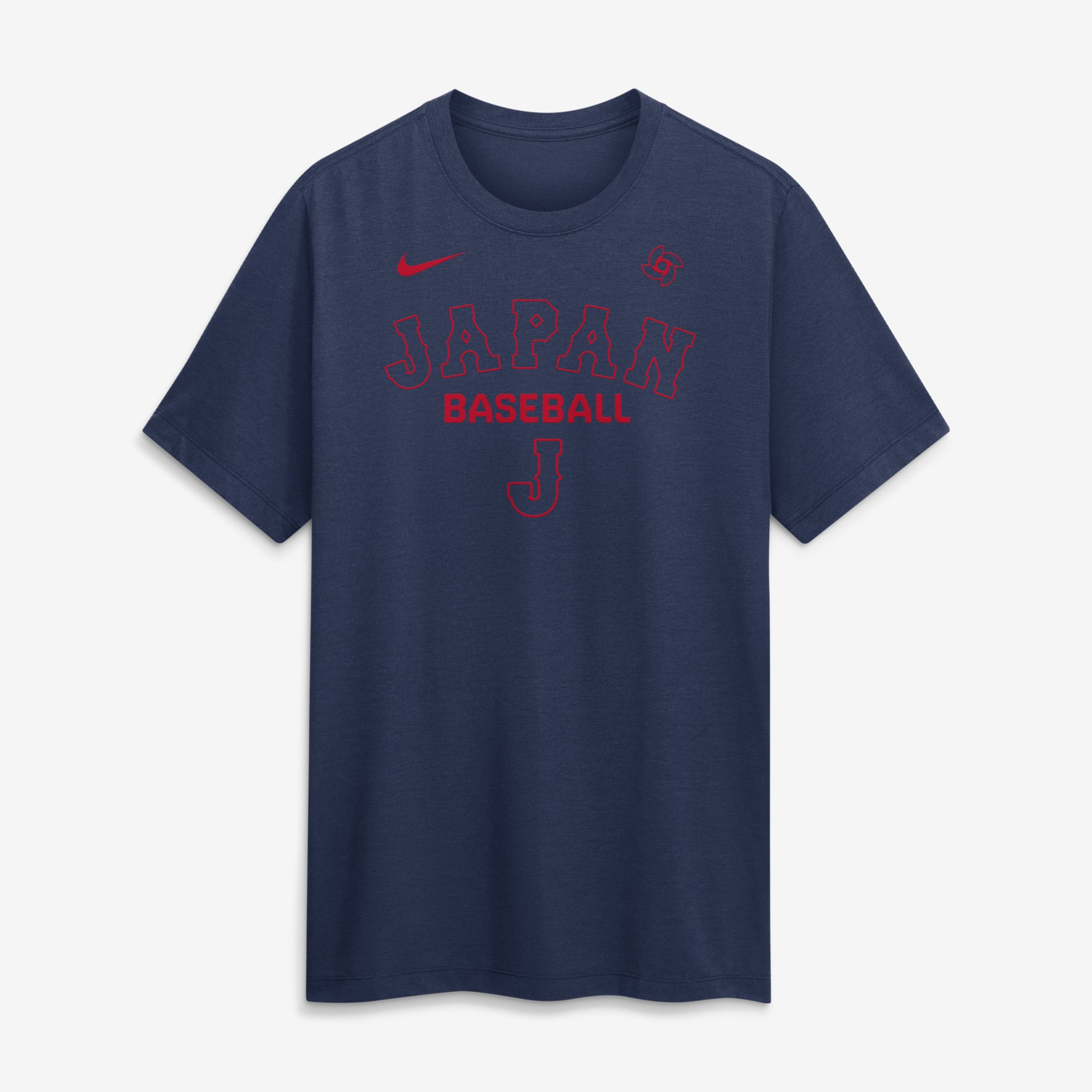 Men's Nike Navy Japan Baseball 2026 World Baseball Classic Authentic Collection Early Work Dri-FIT Tri-Blend T-Shirt