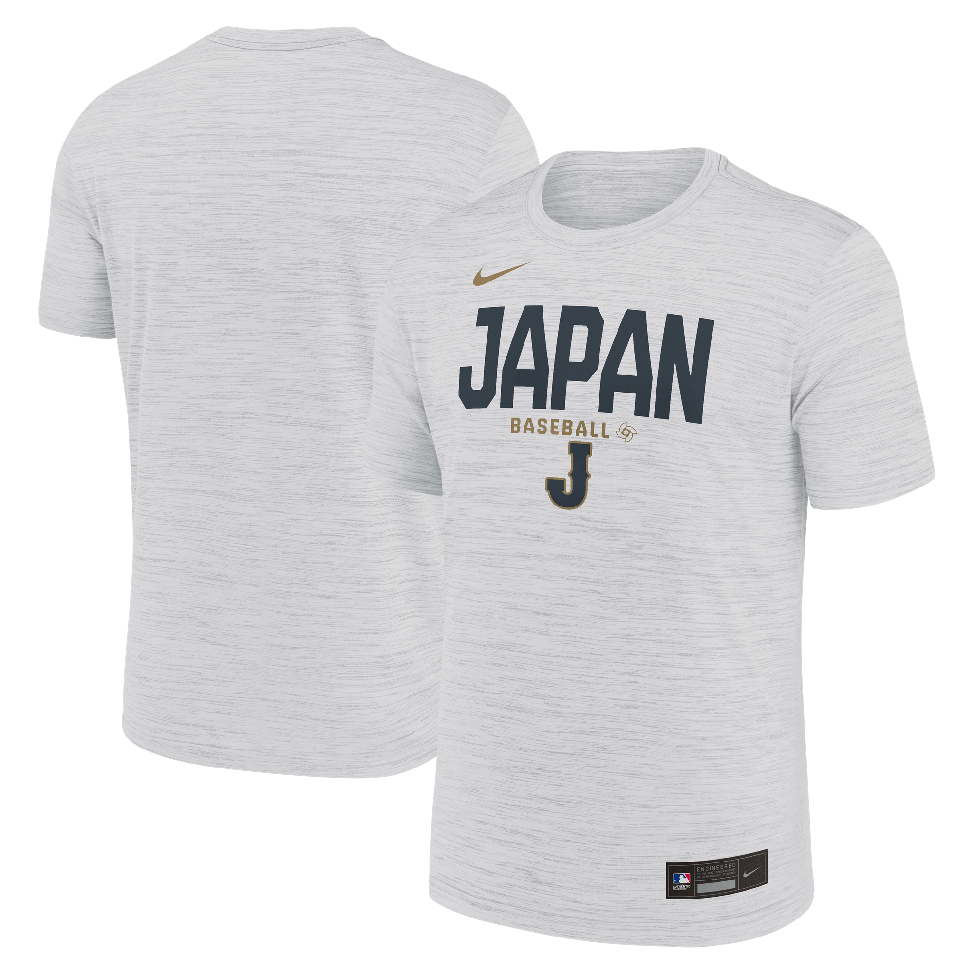 Men's Nike  White Japan Baseball 2026 World Baseball Classic Velocity Dri-FIT T-Shirt