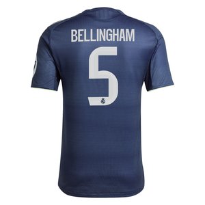 Maillot Extérieur Authentique Real Madrid adidas 25/26 avec flocage Bellingham 5, vue 4