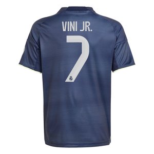 Maillot Extérieur Real Madrid adidas 25/26 - Enfant avec flocage Vini Jr. 7, vue 4