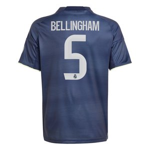 Maillot Extérieur Real Madrid adidas 25/26 - Enfant avec flocage Bellingham 5, vue 4
