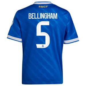Maillot Third Real Madrid adidas 25/26 - Enfant avec flocage Bellingham 5, vue 4