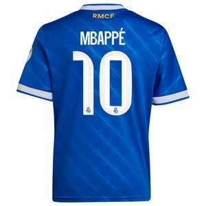Maillot Third Real Madrid adidas 25/26 - Enfant avec flocage Mbappé 10, vue 4