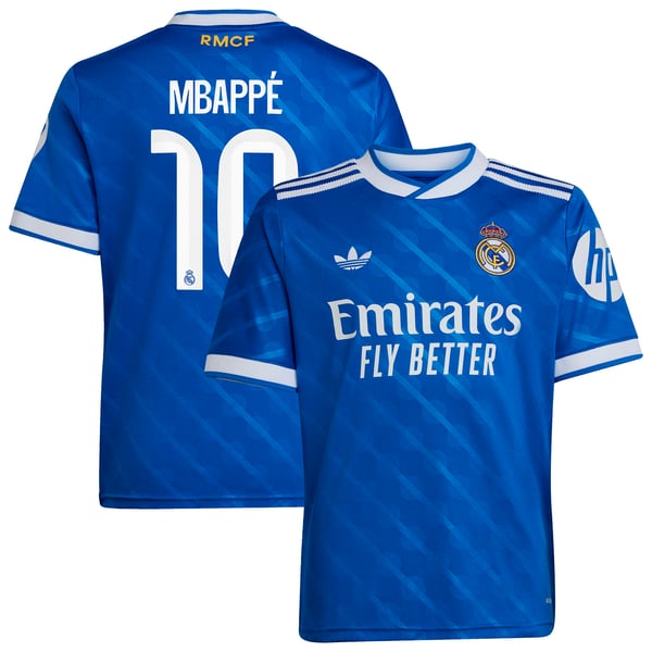 Maillot Third Real Madrid adidas 25/26 - Enfant avec flocage Mbappé 10