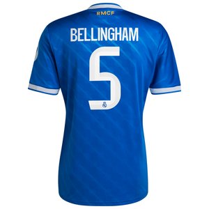 Maillot Third Real Madrid adidas 25/26 avec flocage Bellingham 5, vue 4