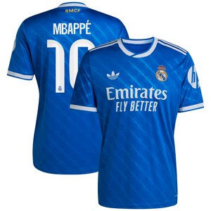 Maillot Third Real Madrid adidas 25/26 avec flocage Mbappé 10, vue 2