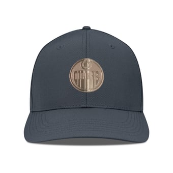 Men's Levelwear Charcoal Edmonton Oilers Rise Copper Insignia Flex Hat