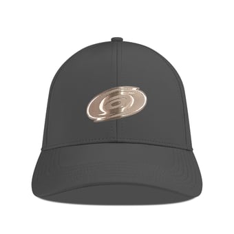 Men's Levelwear Charcoal Carolina Hurricanes Ascend Copper Insignia Vented Adjustable Hat