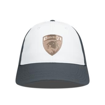 Men's Levelwear White/Charcoal Florida Panthers Endure Copper Insignia Adjustable Hat