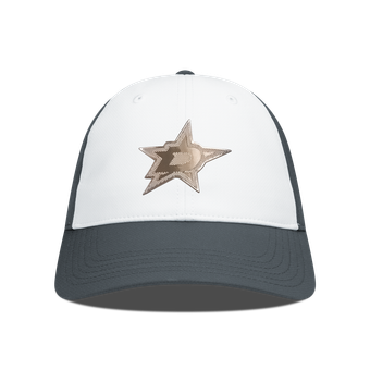 Men's Levelwear White/Charcoal Dallas Stars Endure Copper Insignia Adjustable Hat