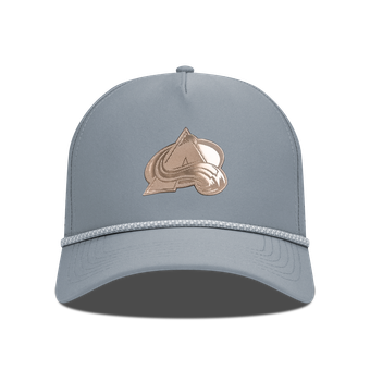 Men's Levelwear Gray Colorado Avalanche Gordon Copper Insignia Vented Adjustable Hat