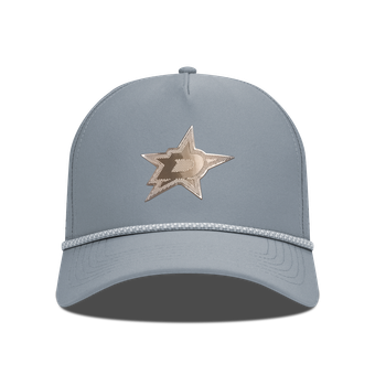 Men's Levelwear Gray Dallas Stars Gordon Copper Insignia Vented Adjustable Hat