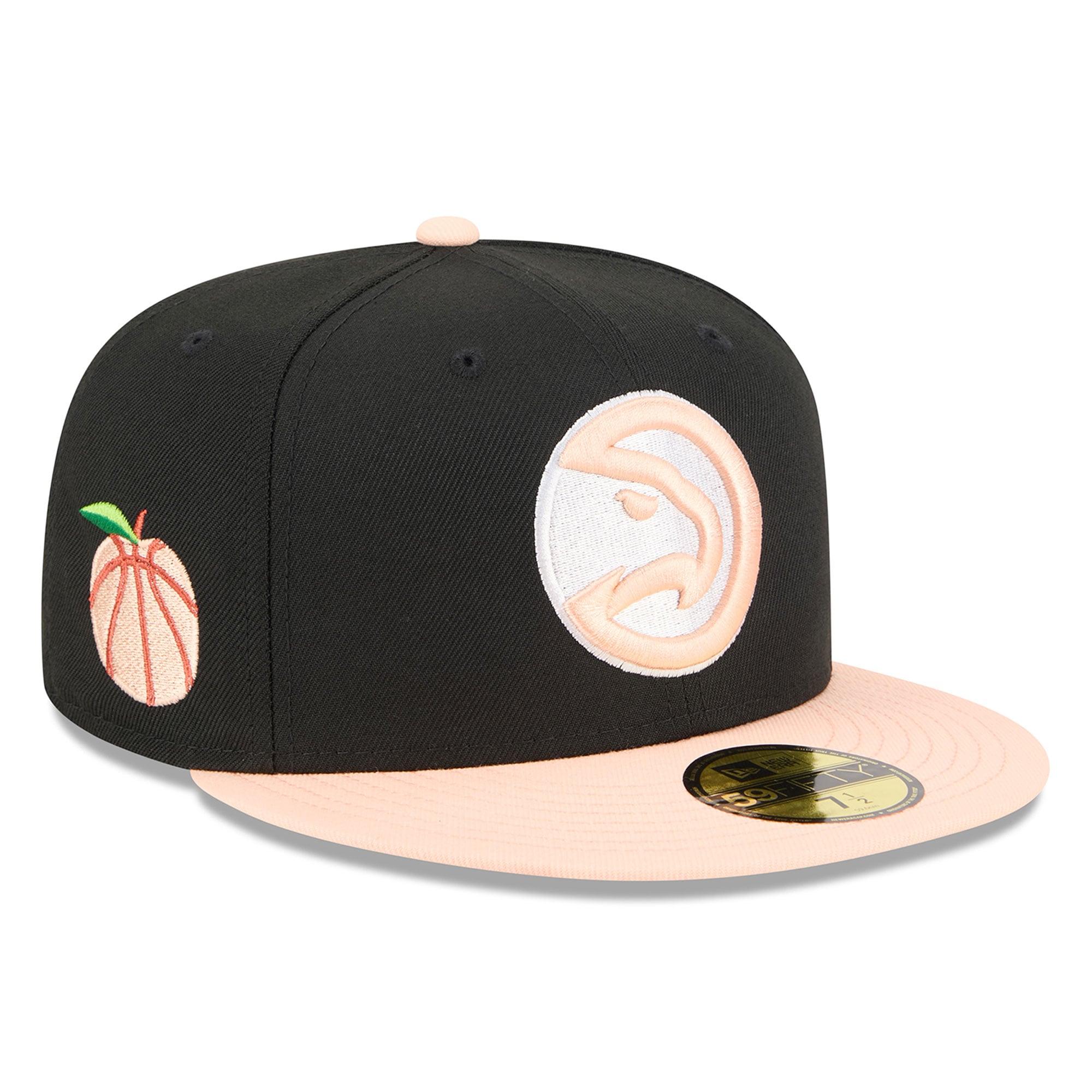 Men's New Era Black Atlanta Hawks 2025/26 City Edition Alternate 59FIFTY Fitted Hat