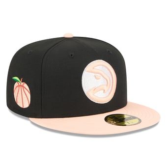 Men's New Era Black Atlanta Hawks 2025/26 City Edition Alternate 59FIFTY Fitted Hat