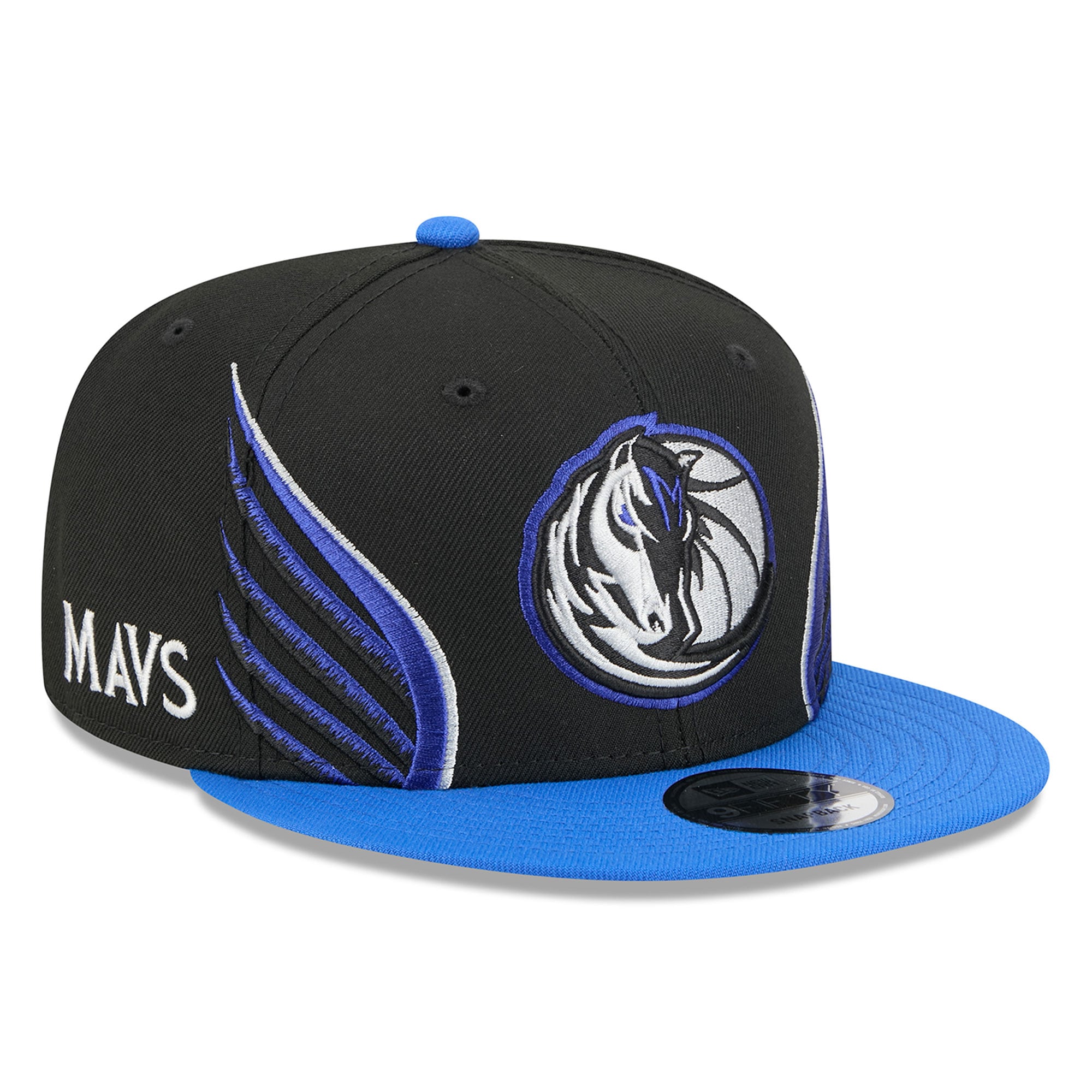 Men's New Era Black Dallas Mavericks 2025/26 City Edition Alternate 9FIFTY Snapback Hat