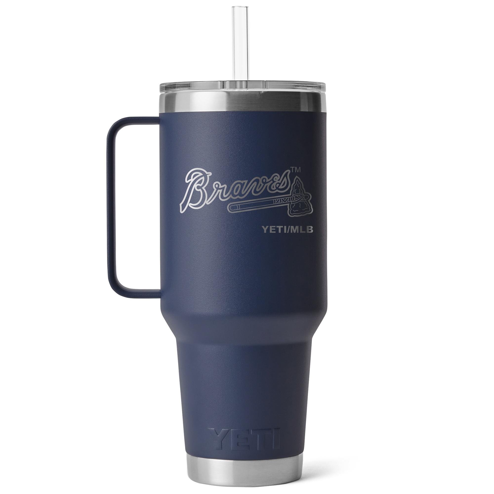 YETI Atlanta Braves 42oz. Rambler Straw Mug