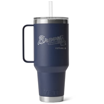 YETI Atlanta Braves 42oz. Rambler Straw Mug