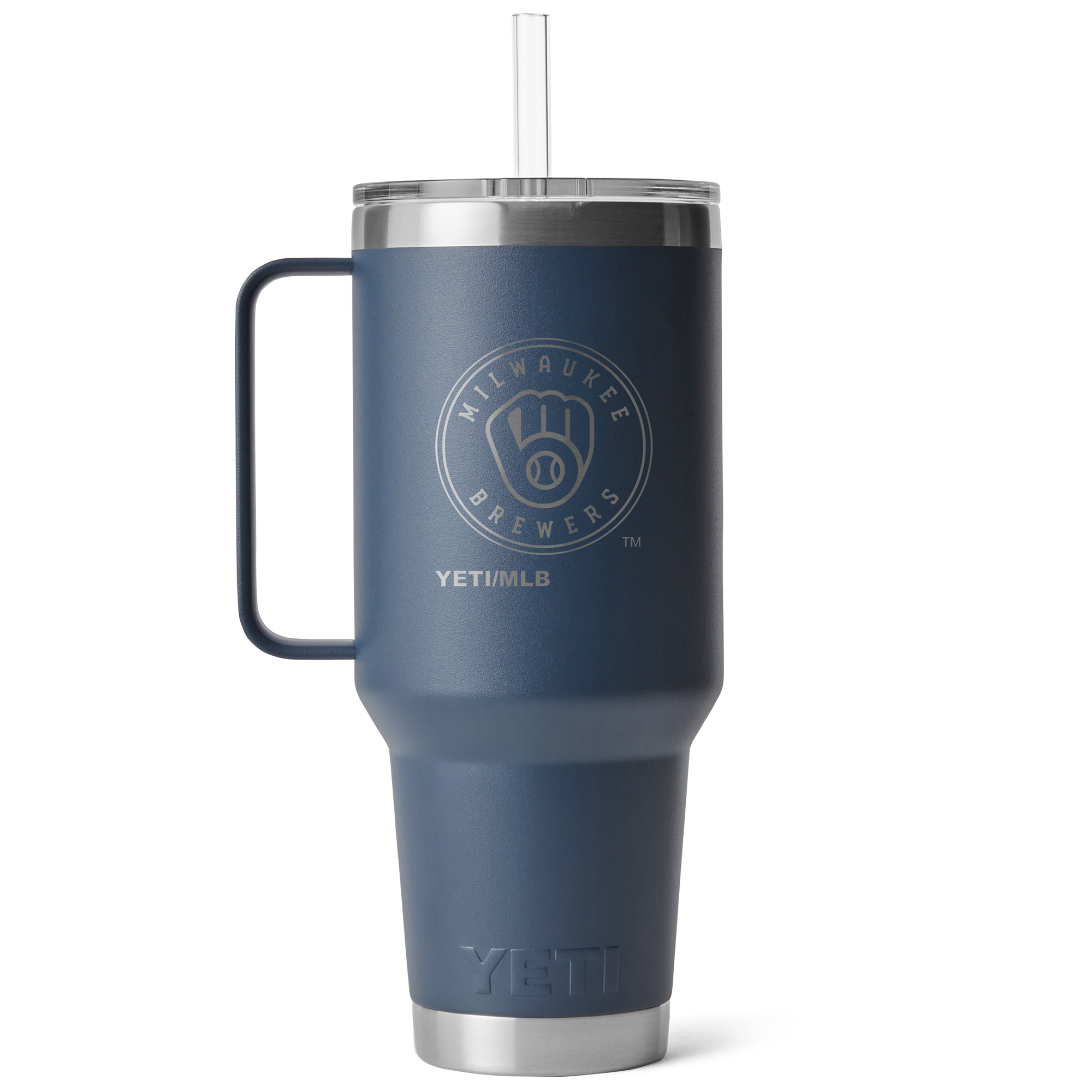YETI Milwaukee Brewers 42oz. Rambler Straw Mug