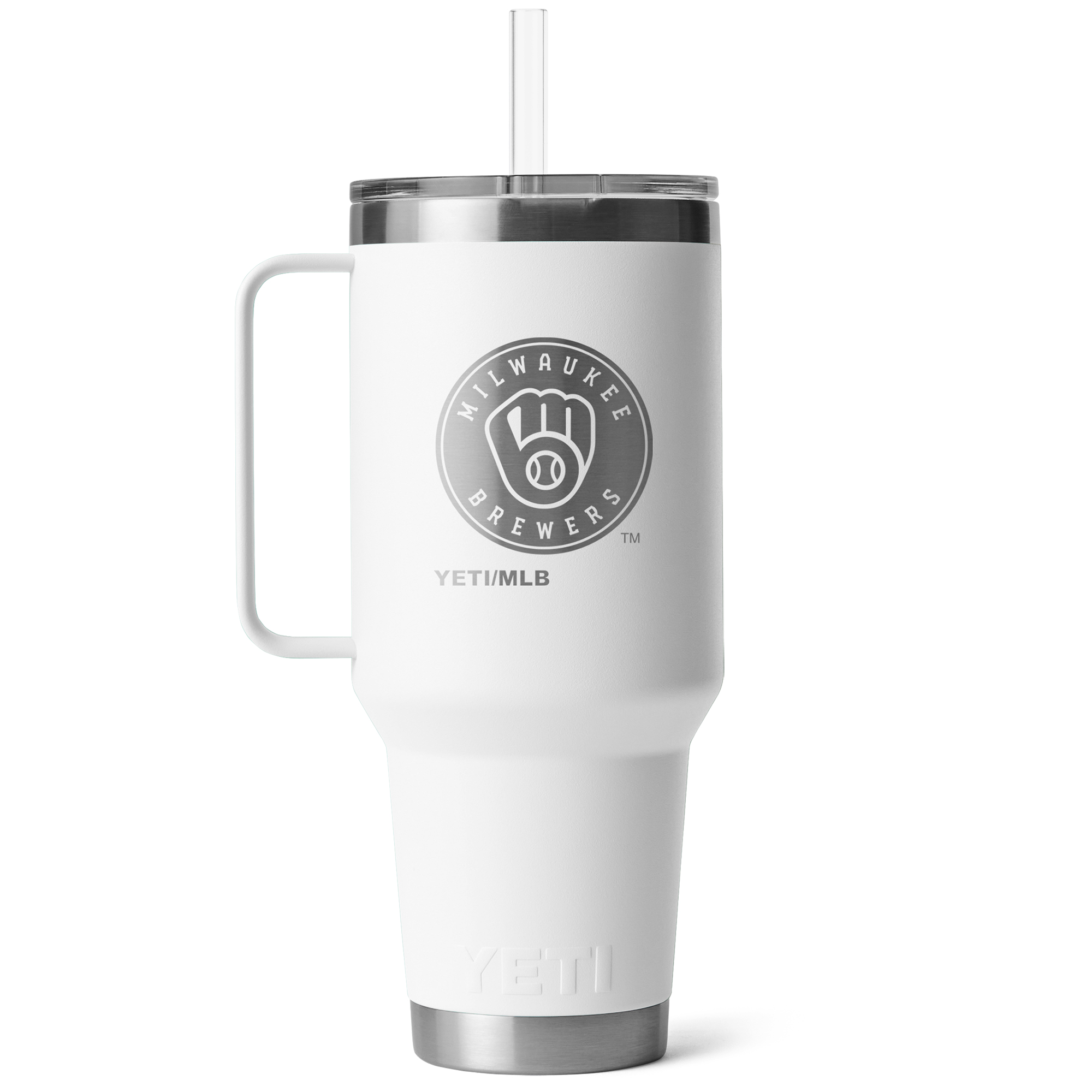 YETI Milwaukee Brewers 42oz. Rambler Straw Mug