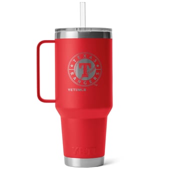 YETI Texas Rangers 42oz. Rambler Straw Mug