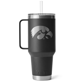 YETI Iowa Hawkeyes 42oz. Rambler Straw Mug