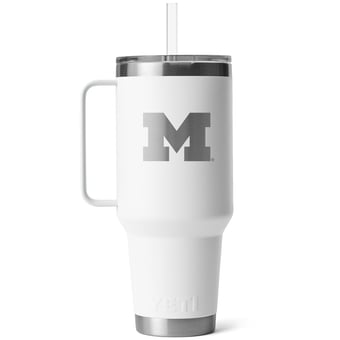 YETI Michigan Wolverines 42oz. Rambler Straw Mug