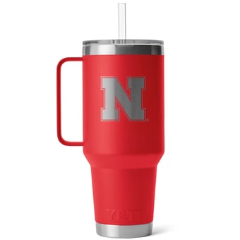 YETI Nebraska Huskers 42oz. Rambler Straw Mug