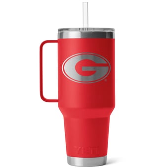 YETI Georgia Bulldogs 42oz. Rambler Straw Mug