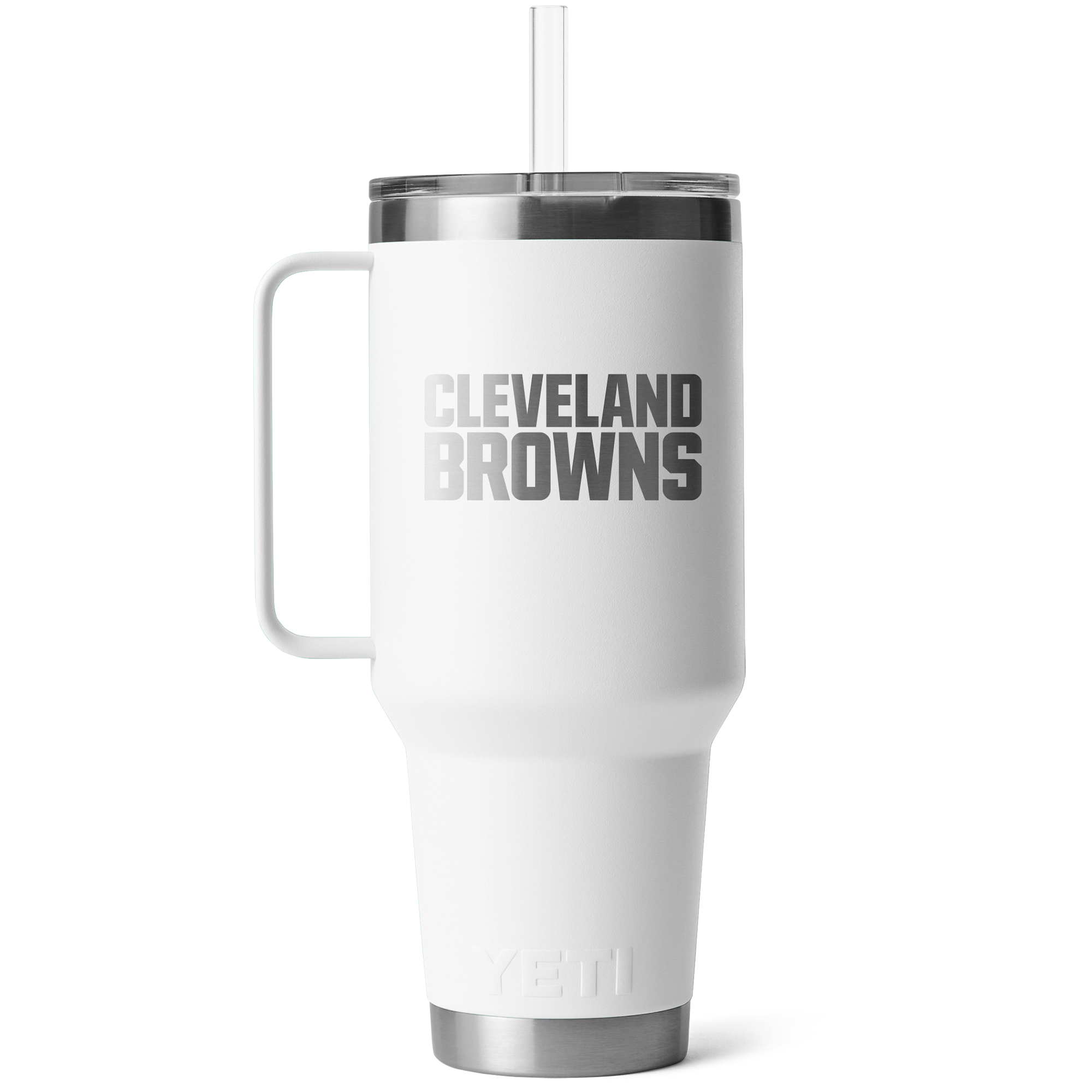 YETI Cleveland Browns 42oz. Rambler Straw Mug