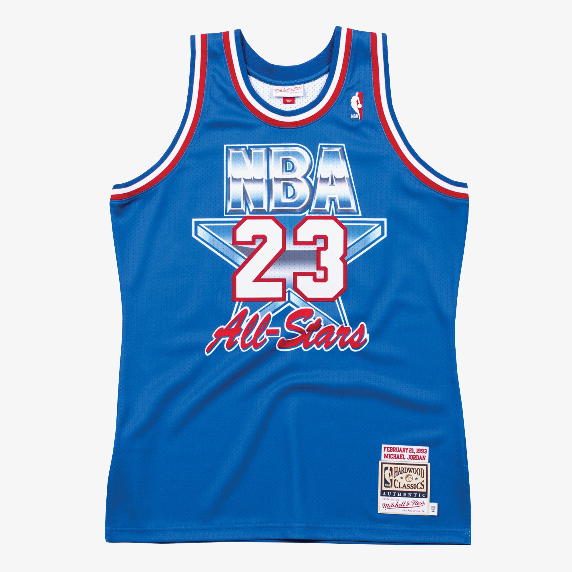 Michael Jordan NBA All-Star East 1993 Mitchell & Ness Blue Authentic Jersey