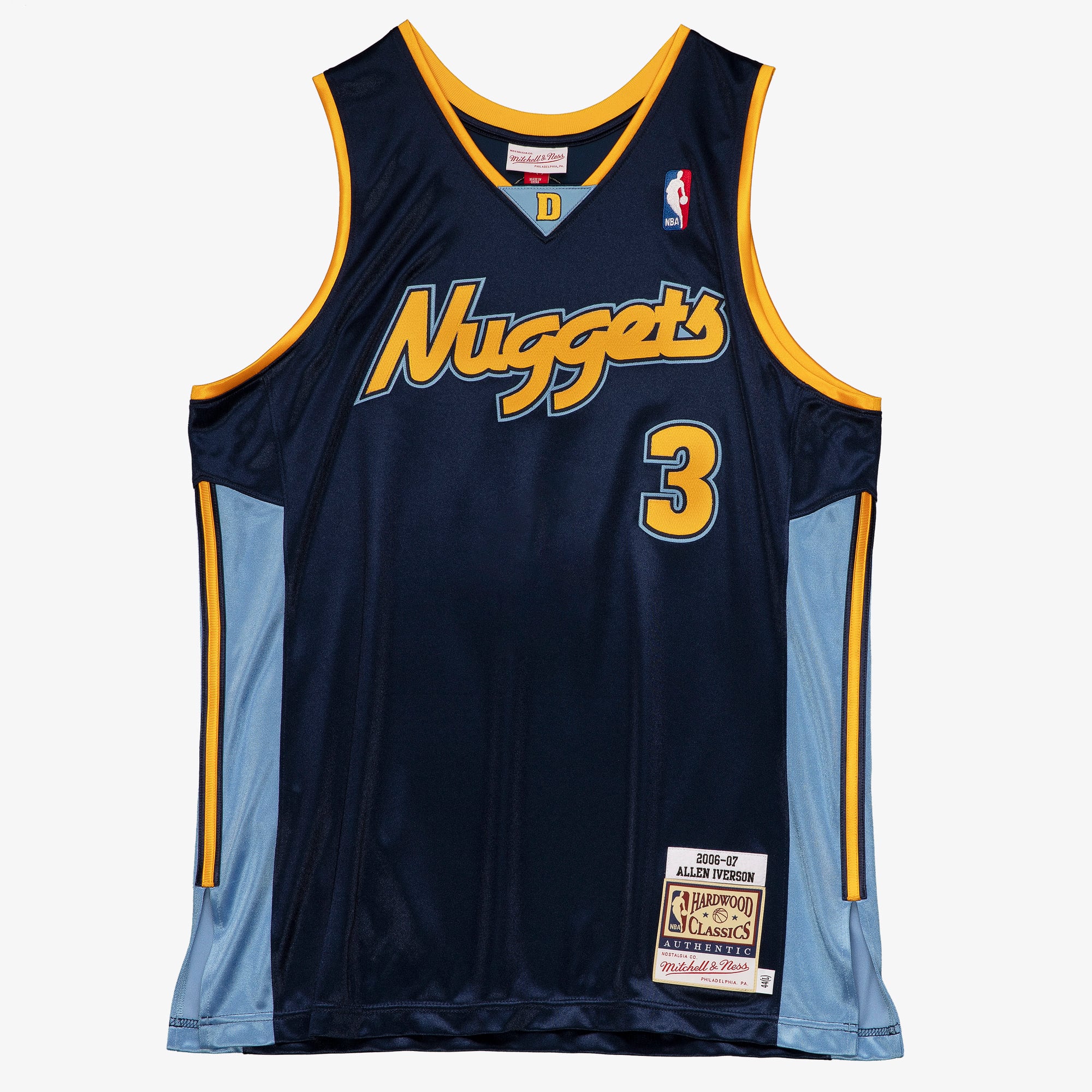 Denver Nuggets Mitchell & Ness Authentic Jersey Allen Iverson 2006-07 Denver Nuggets Mitchell & Ness Authentic Jersey Allen Iverson 2006-07