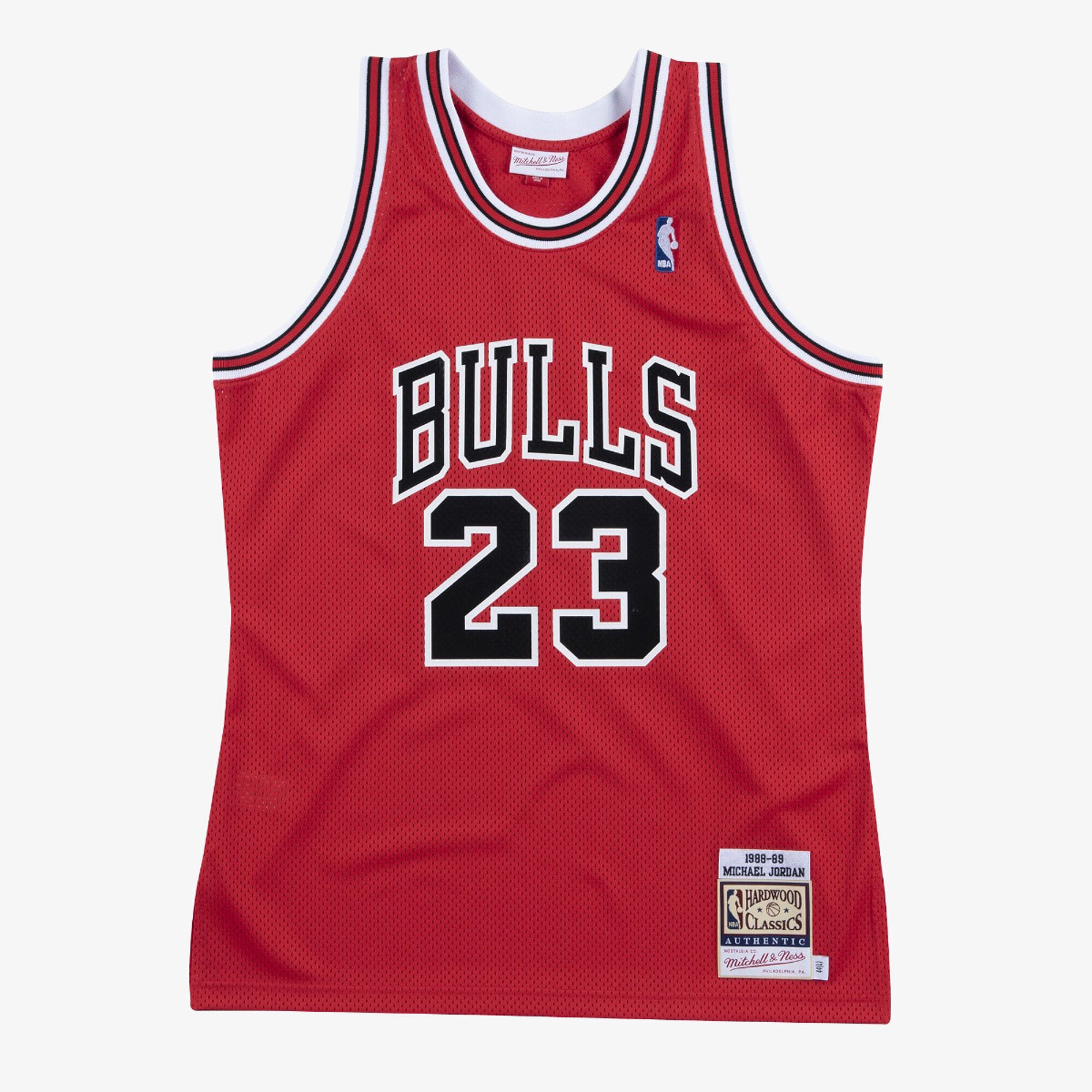 Michael Jordan Chicago Bulls 1988-89 Mitchell & Ness Red Authentic Jersey