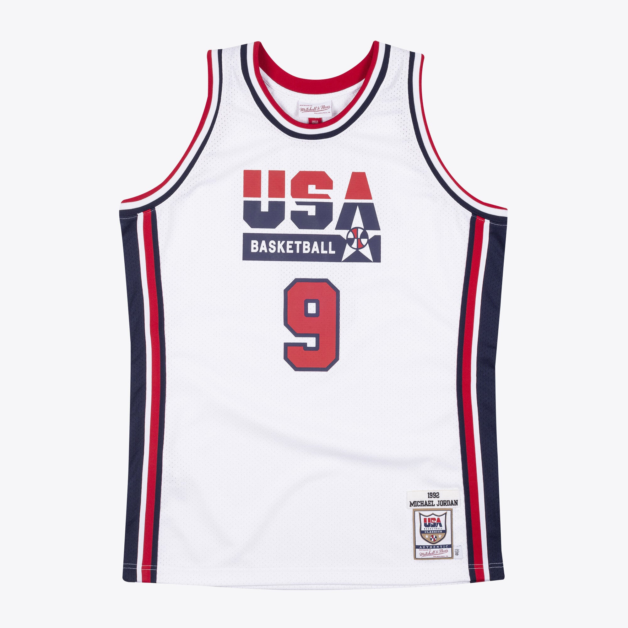 Michael Jordan USA Basketball 1992 Mitchell & Ness White Authentic Jersey