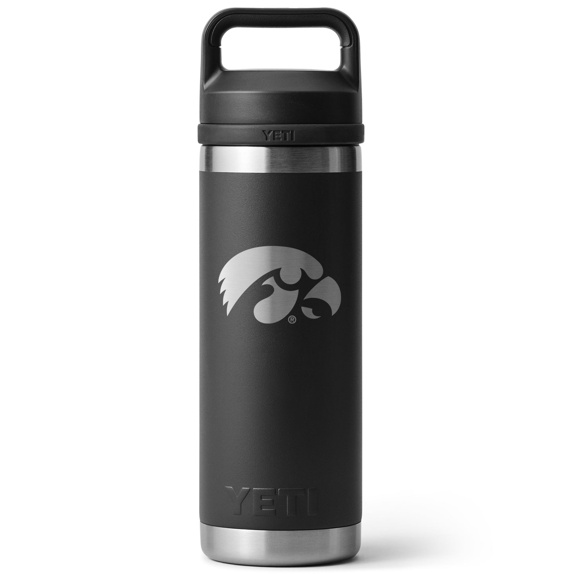 YETI Iowa Hawkeyes 18oz. Rambler Chug Water Bottle
