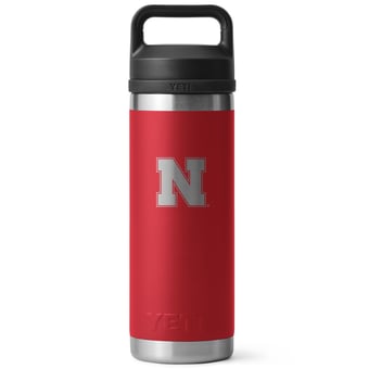 YETI Nebraska Huskers 18oz. Rambler Chug Water Bottle