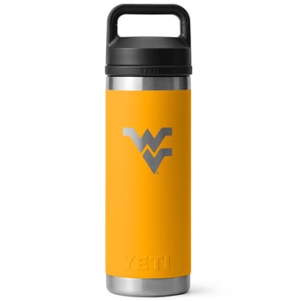 YETI West Virginia Mountaineers 18oz. Rambler Chug Water Bottle