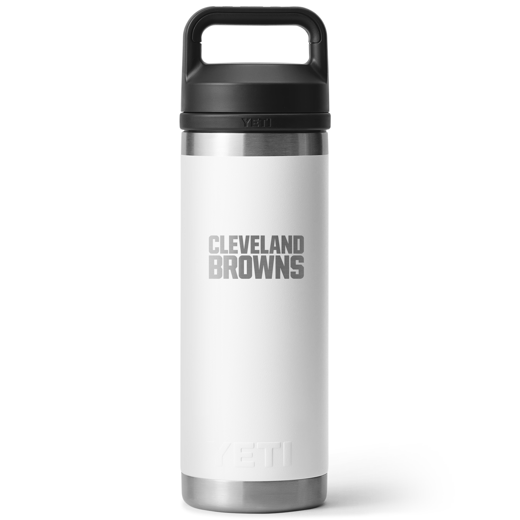 YETI Cleveland Browns 18oz. Rambler Chug Water Bottle