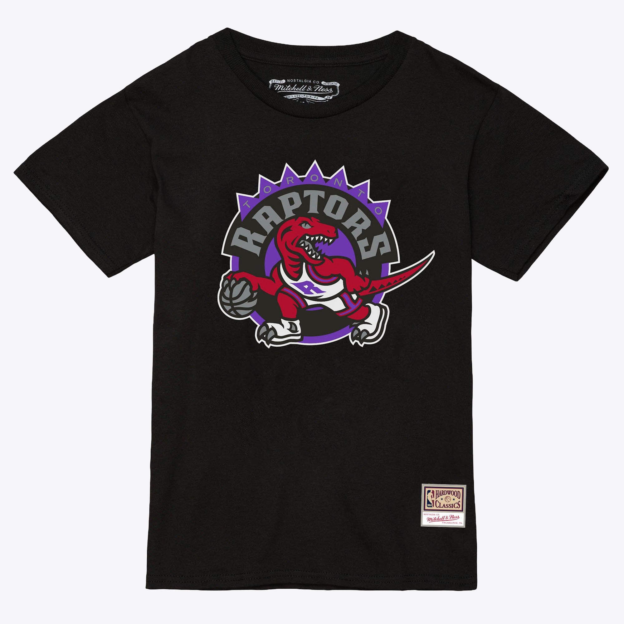 T-shirt con logo della squadra dei Toronto Raptors Mitchell & Ness