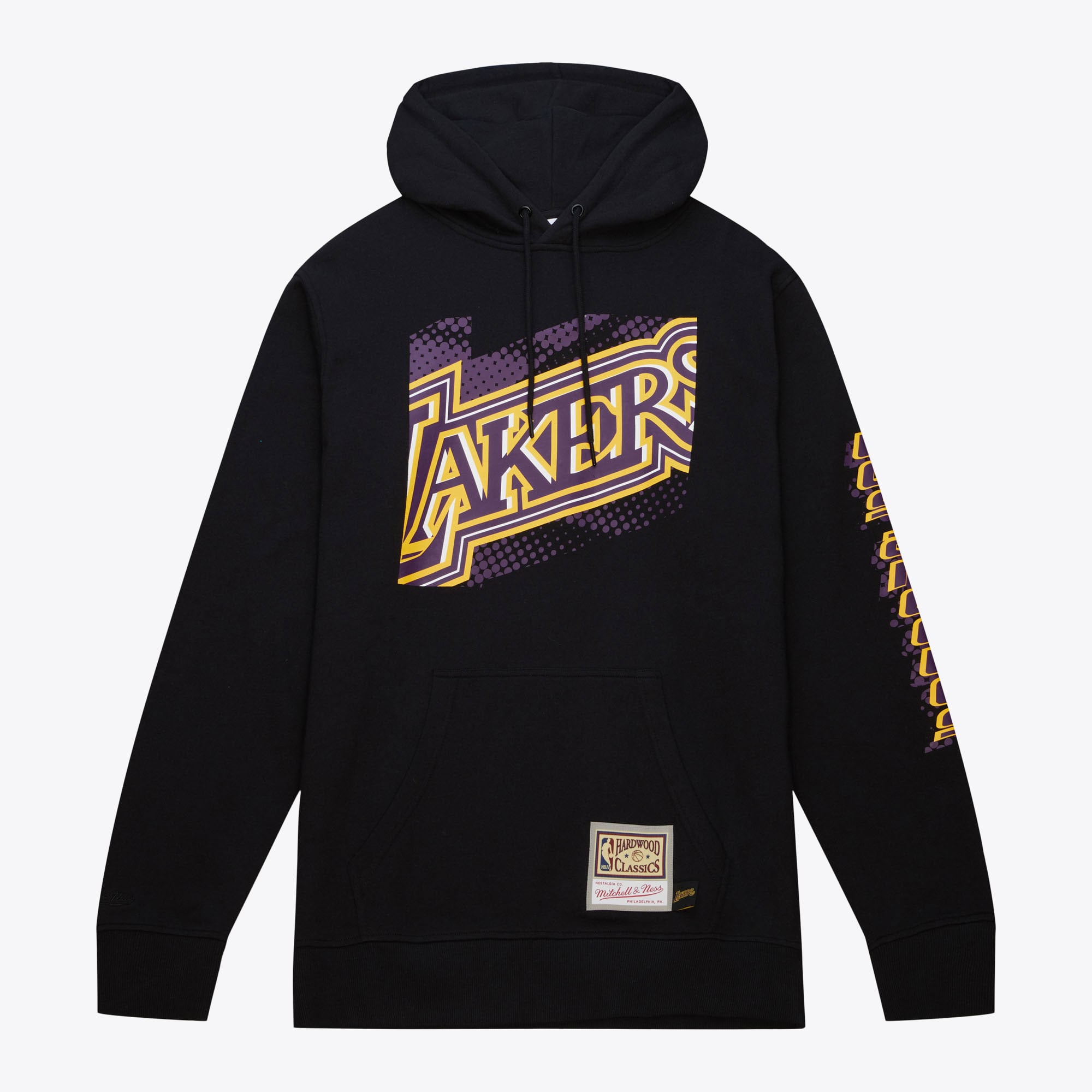 Sudadera con capucha Mitchell & Ness Big Face 7.0 de Los Angeles Lakers