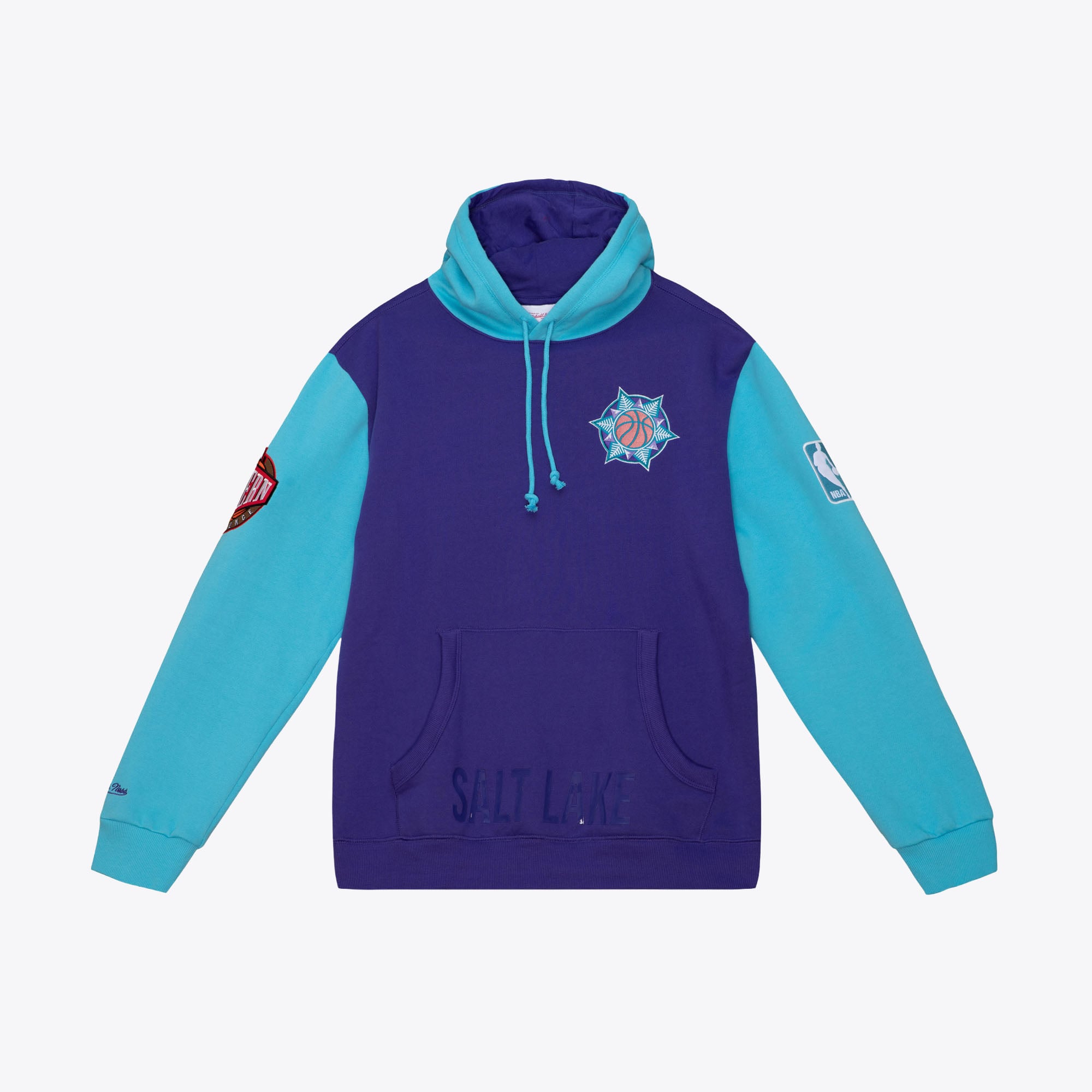 Sudadera con capucha polar Mitchell & Ness HWC Night de los Utah Jazz