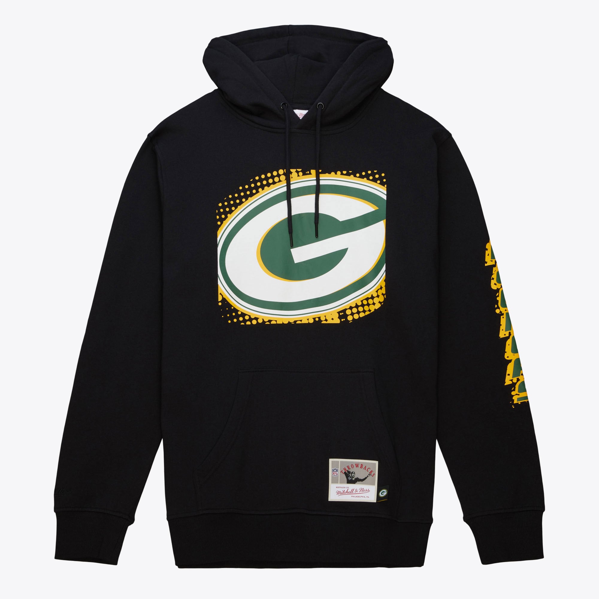T-shirt Mitchell & Ness des Packers de Green Bay, logo vintage Sweat à capuche 7.0