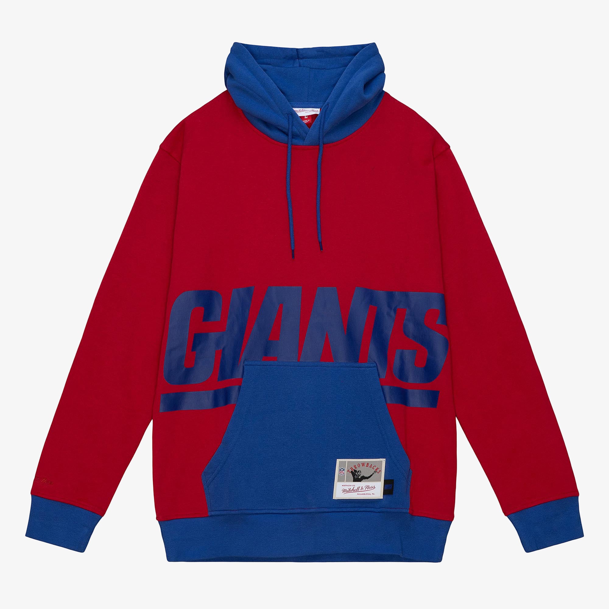 New York Giants Mitchell & Ness Big Face Hoodie 5.0