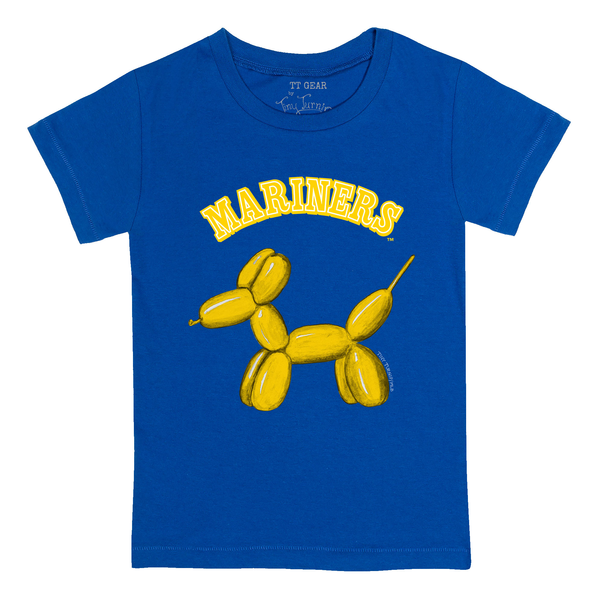 Youth Tiny Turnip Royal Seattle Mariners Balloon Dog T-Shirt Youth Tiny Turnip Royal Seattle Mariners Balloon Dog T-Shirt