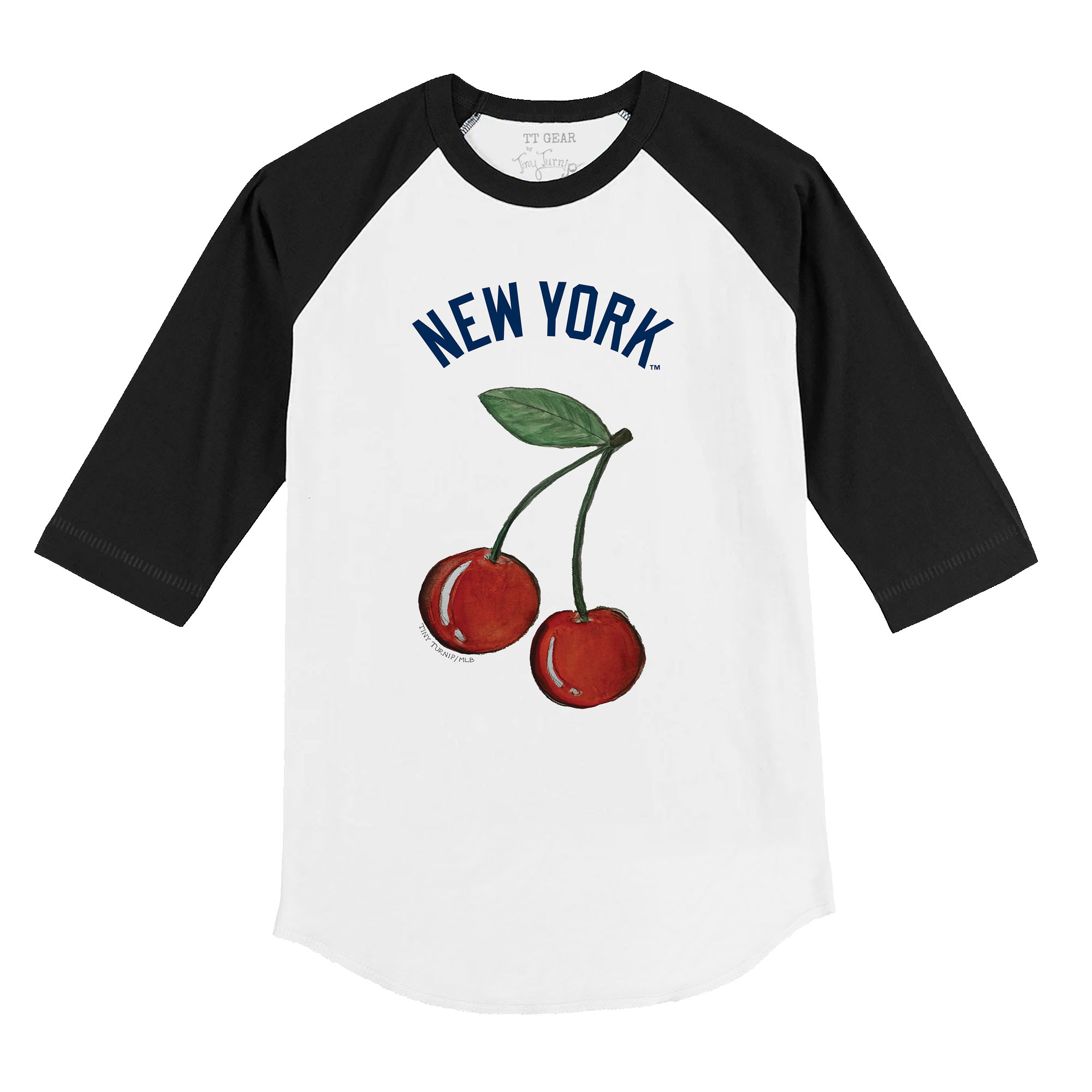 Infant Tiny Turnip White New York Yankees Cherries 3/4-Sleeve Raglan Baseball T-Shirt Infant Tiny Turnip White New York Yankees Cherries 3/4-Sleeve Raglan Baseball T-Shirt