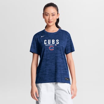 Women's Nike Royal Chicago Cubs Authentic Collection Velocity Dri-FIT T-Shirt