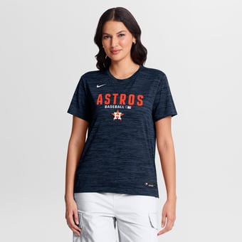 Women's Nike Navy Houston Astros Authentic Collection Velocity Dri-FIT T-Shirt