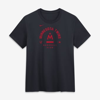 Women's Nike Navy Minnesota Twins Authentic Collection Early Work Tri-Blend Dri-FIT T-Shirt